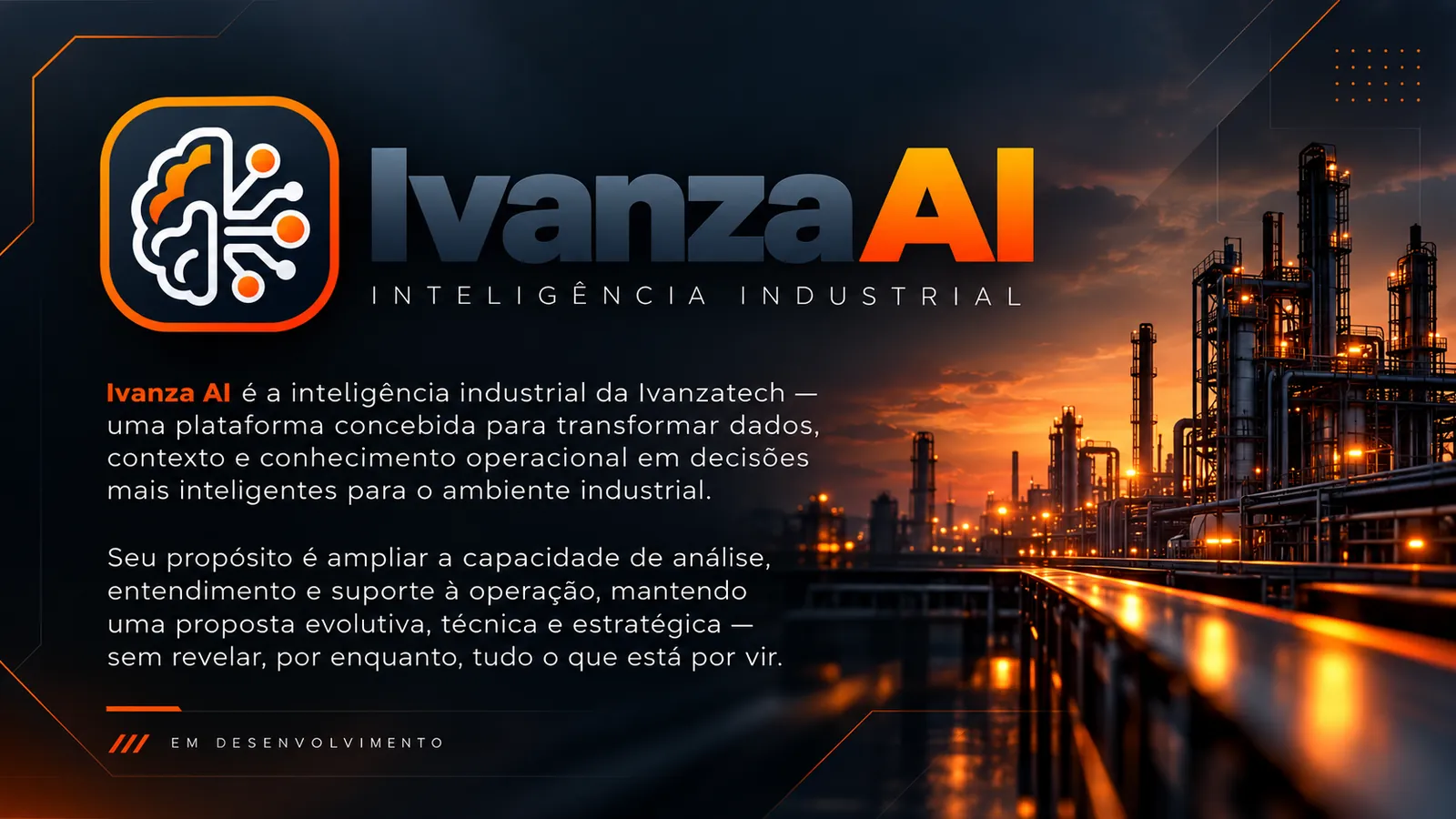 Ivanza AI, inteligência industrial, em desenvolvimento